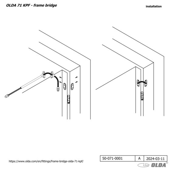 Frame bridge <br>OLDA 71 KPF